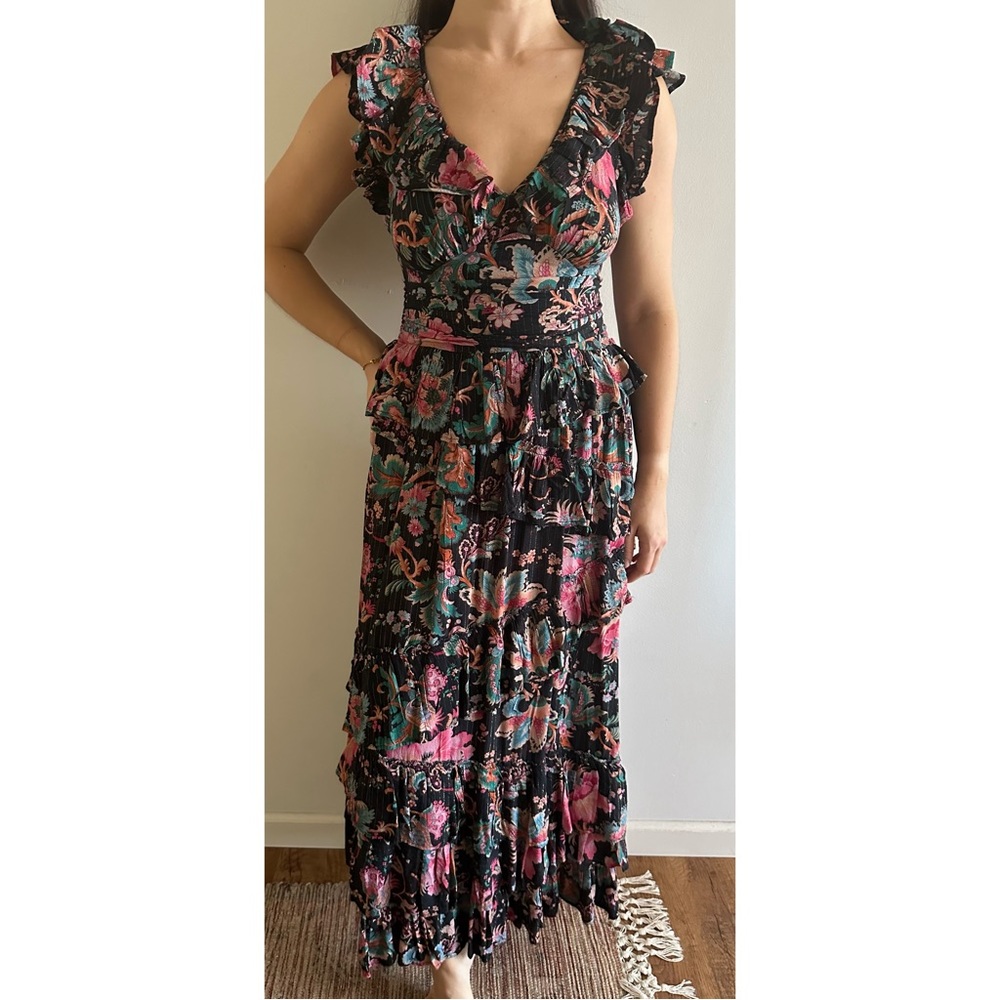 Love the Label Salome Tiered Dress in Lillie Print